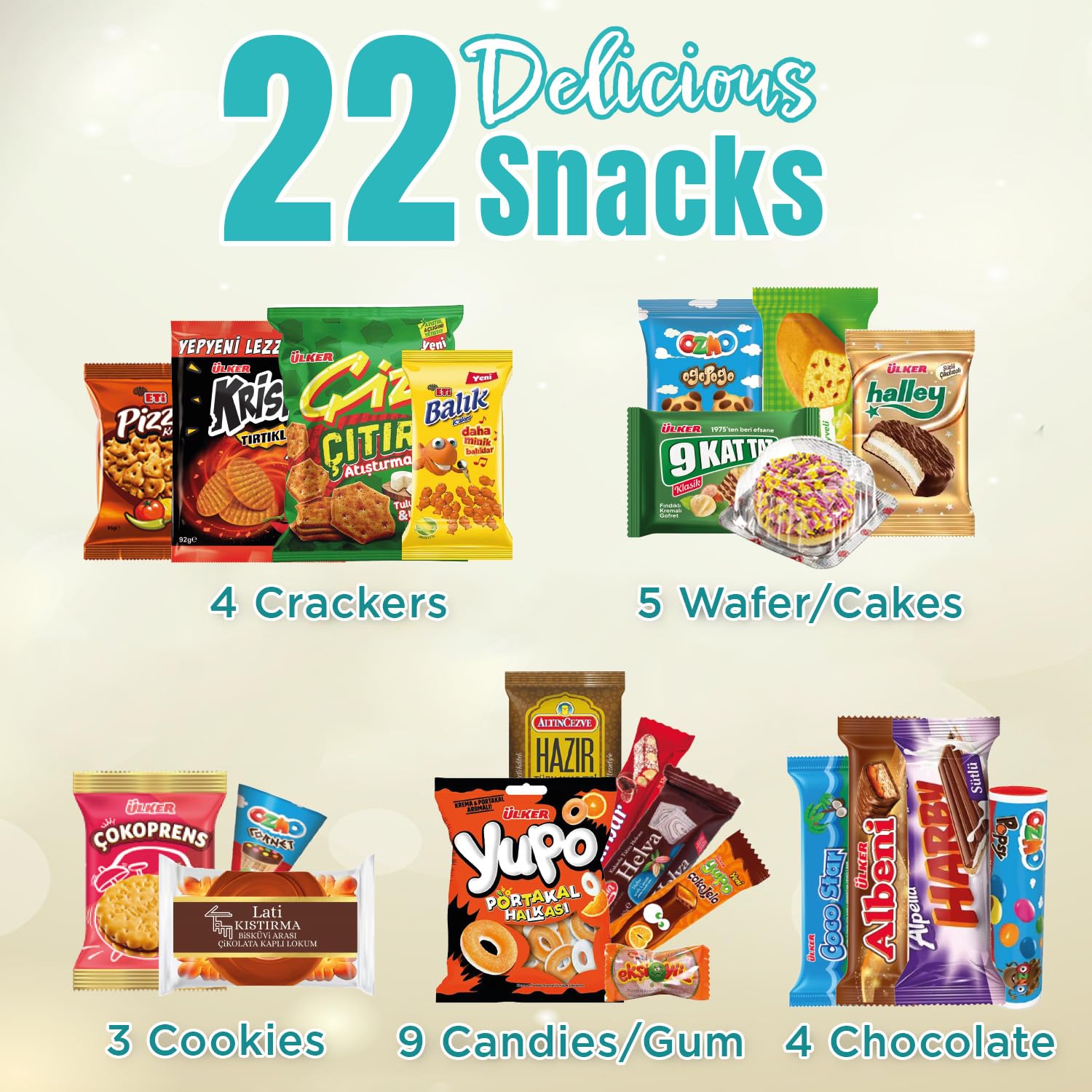 22 Count Premium International Snack Box - Exotic & Rare Snack Variety Pack with Mystery Surprise Item | European & Global Snacks for Adults & Kids | Perfect for Christmas Gifts, Thanksgiving Parties & Office Snacking