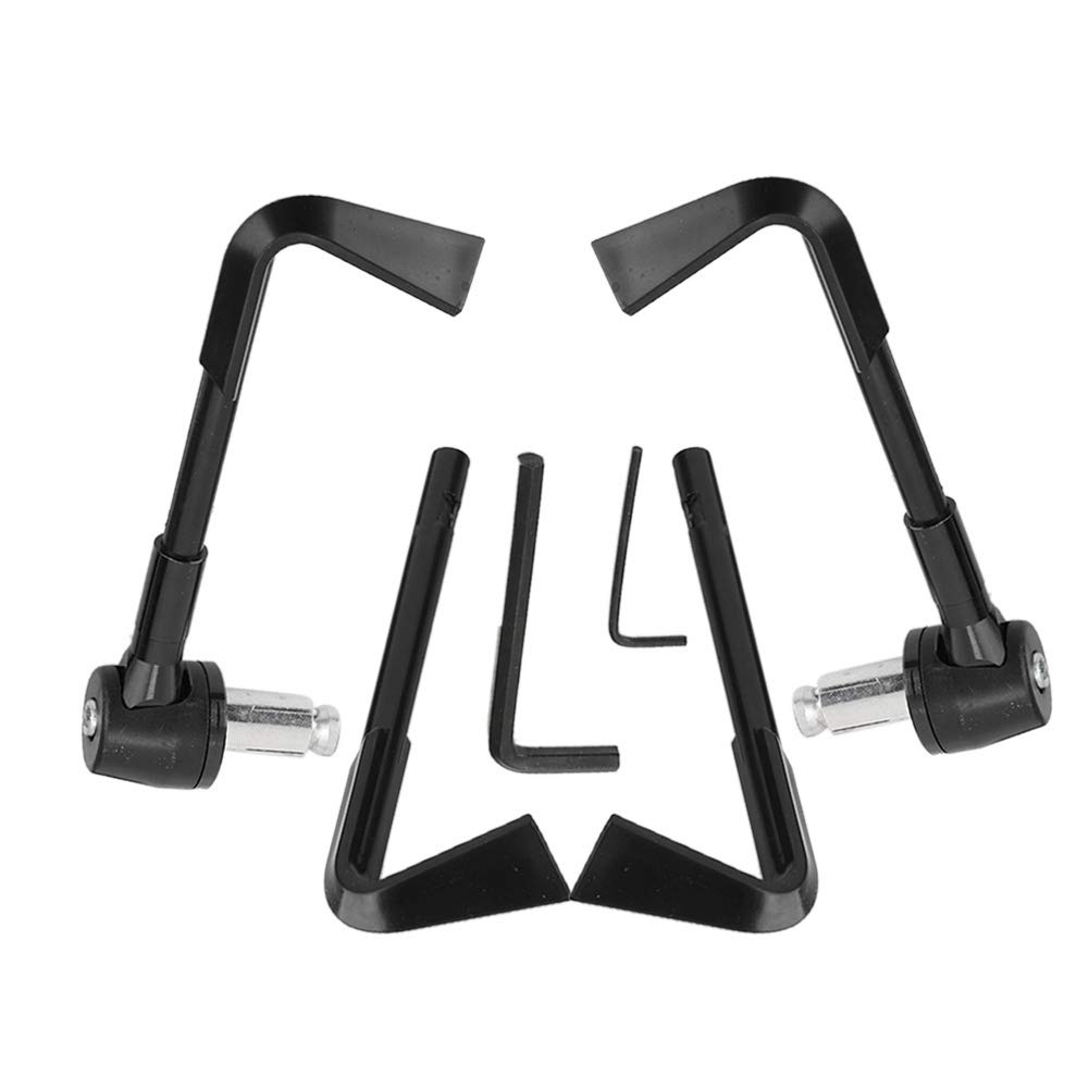 CNC Motorcycle Lever Guards - Durable Brake Protectors for Off-Road & Racing Bikes (Black)