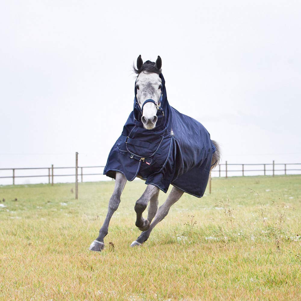 HORZE Avalanche Combo Rain Blanket for Horses - Waterproof & Breathable Horse Blanket for All-Weather Protection - Ideal for Riding, Training, and Stable Use