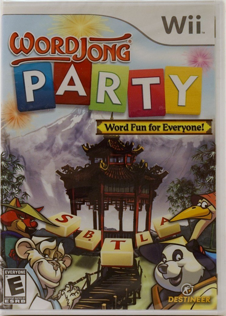 Word Jong Party - Fun Mahjong Puzzle Game for Nintendo Wii - Perfect for Family Game Nights & Party Entertainment