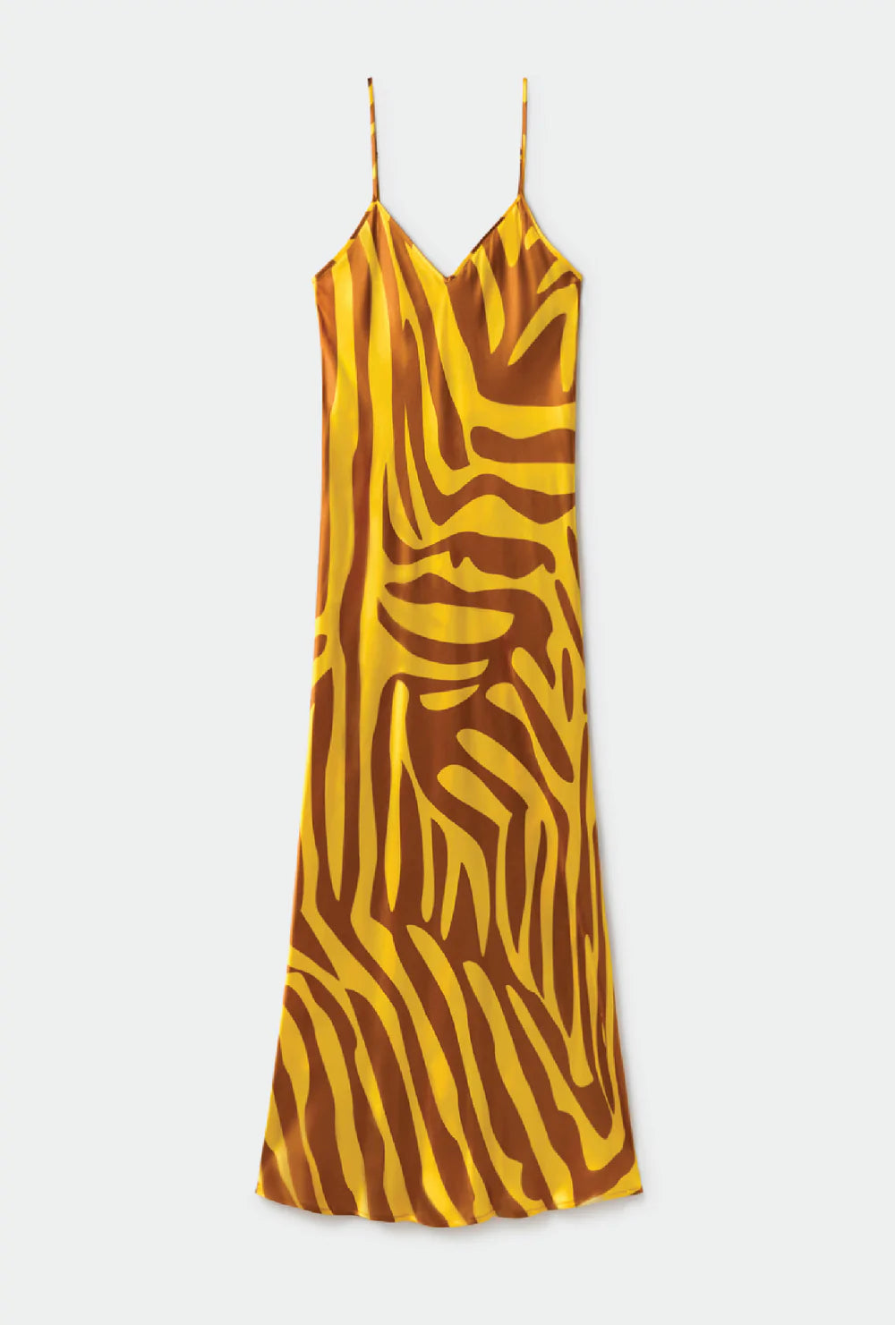90s Vintage Slip Dress with Tiger Print - Matisse Inspired Flowy Nightgown & Loungewear for Women | Perfect for Date Night, Lounge Wear & Boho Style Outfits