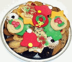 Christmas Cookie Tray - Small Baking Tray for Holiday Cookies