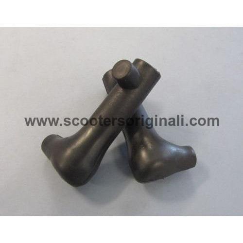 Vespa Scooter Center Stand Feet - Black Pair 15mm for GS150, VBA, VNA Models - Perfect for Parking & Maintenance | Scootopia Accessories