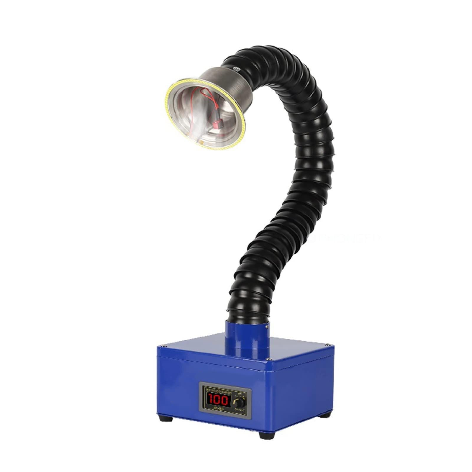 150W Solder Fume Extractor with Strong Suction Hose - Welding Smoke Absorber for DIY Soldering, Phone Repair & Electronics Work - Compact 18x18x12cm (7x7x5in) - Perfect for Home Workshops, Jewelry Making & PCB Assembly