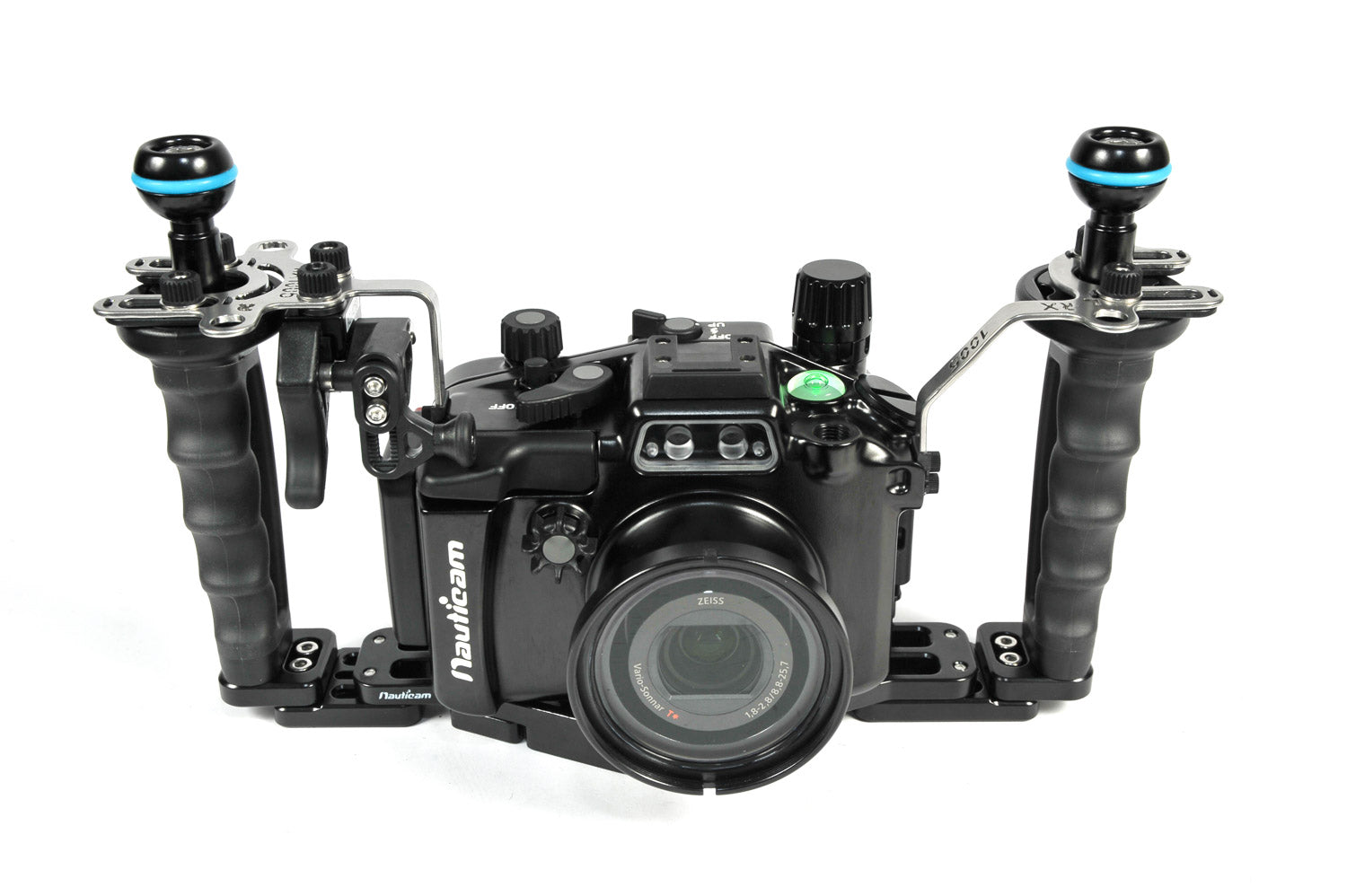 Sony RX100 V Underwater Housing Kit - Pro Package with Flexitray, Right Handle, Ball Mounts & Shutter Release Extension for Scuba Diving & Underwater Photography