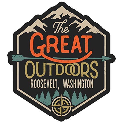 Roosevelt Washington The Great Outdoors 4-Inch Fridge Magnet - Perfect for Kitchen Decor, Office Whiteboard & Travel Souvenirs