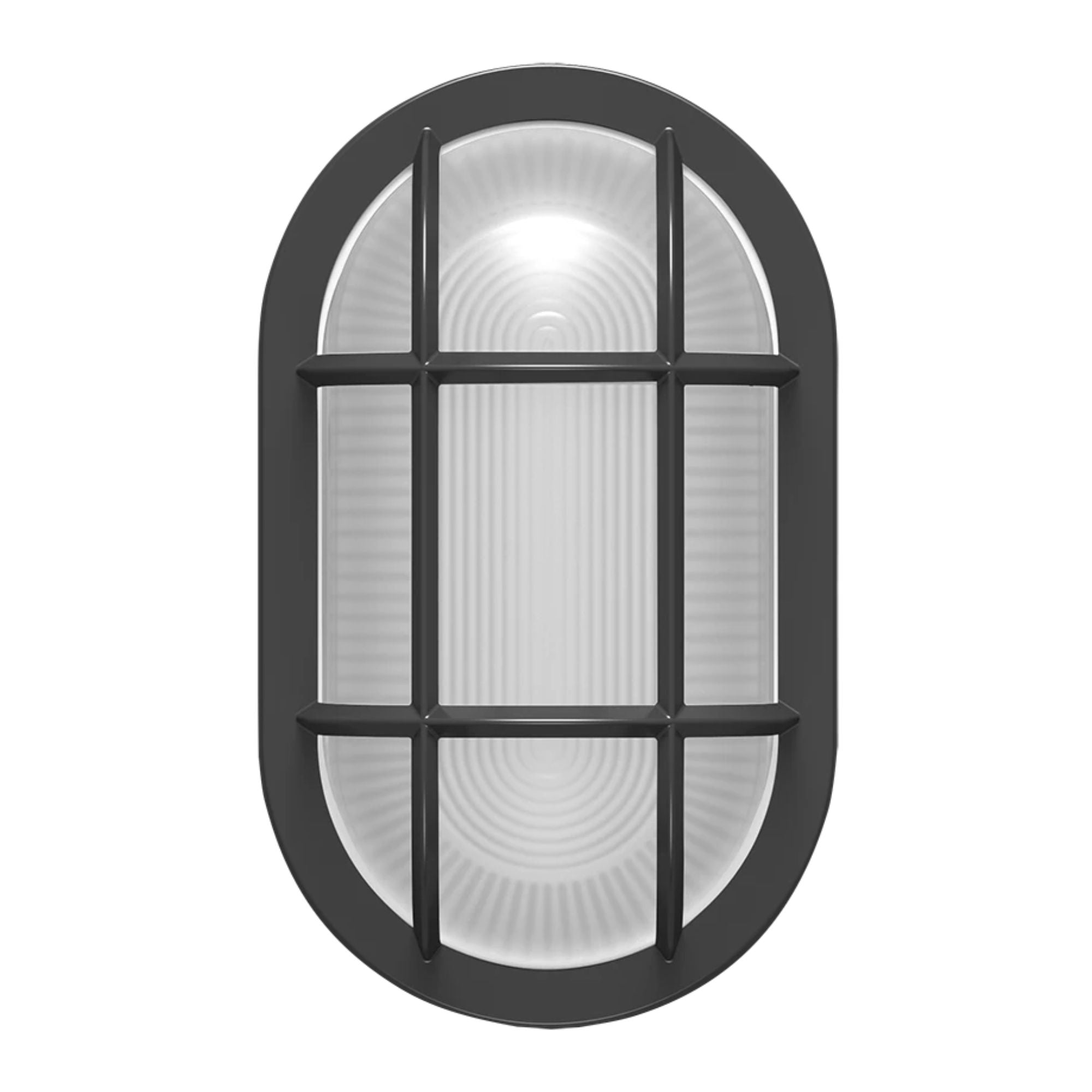 10 Pack Oval Bulkhead Wall Sconce Light Fixture - 2000 Lumens, 30K/40K/50K Color Temperature, Bronze Finish, 120-277V - Perfect for Garage, Basement, Warehouse & Outdoor Lighting