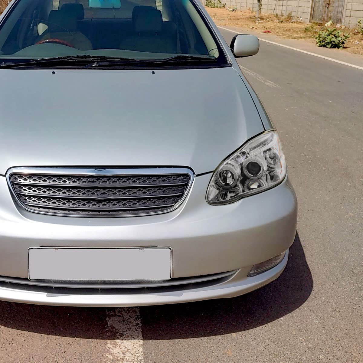 03-08 Toyota Corolla CE/S/LE Clear LED Halo Projector Headlights - High Performance Driving Lamps for Night Visibility & Style Upgrade | Perfect for Daily Commute & Road Trips