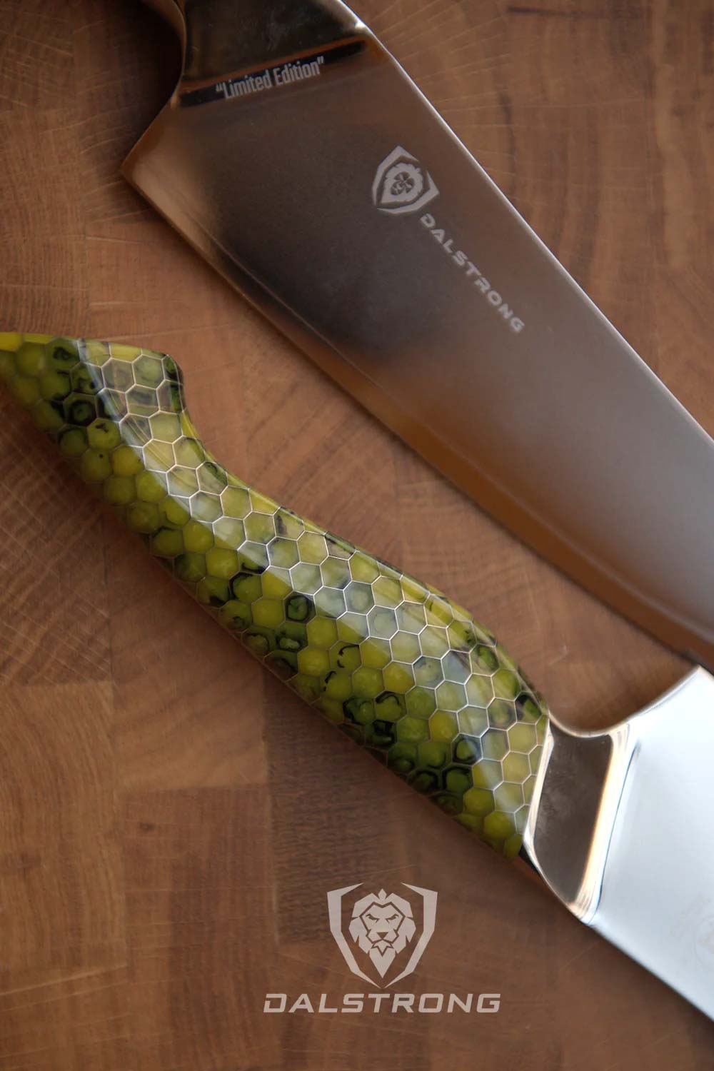 Premium 8-Inch Chef's Knife - Dragon Skin Handle, Glacial Lightning Edition - NSF Certified Professional Kitchen Knife for Cooking, Slicing & Chopping - Ideal for Home Chefs & Culinary Enthusiasts
