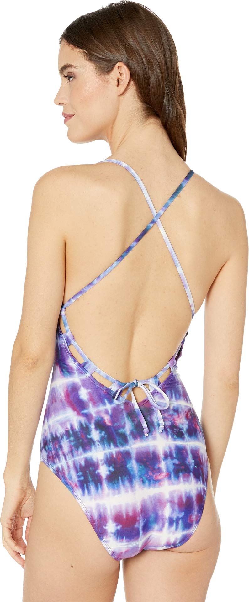 Stylish Women's Tie Back One Piece Swimsuit - Sexy High Cut Bathing Suit for Beach, Pool & Vacation | Perfect for Summer Swimwear & Tropical Getaways