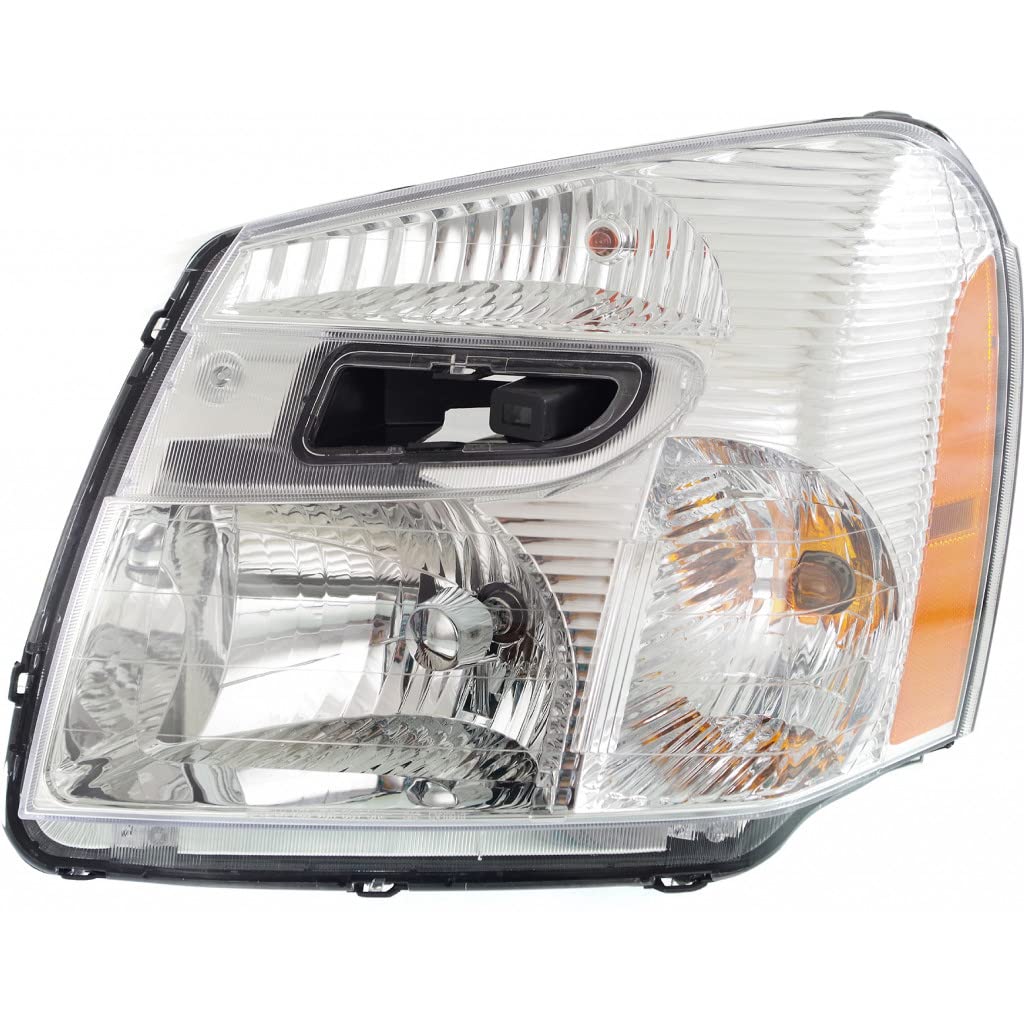 2005-2009 Chevy Equinox Headlight Assembly - Driver Side with Bulbs | CAPA Certified | GM2502254 | Perfect for Night Driving & Foggy Conditions