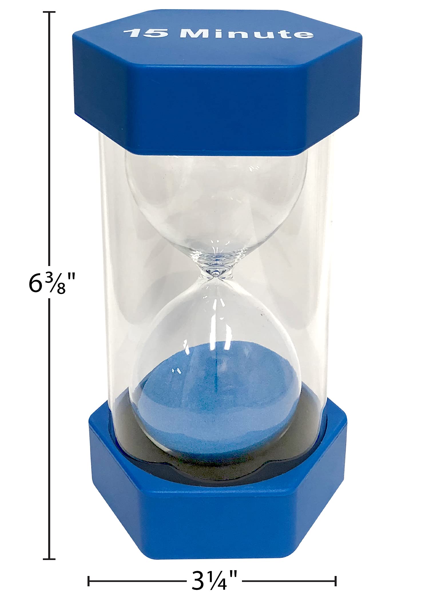 Teacher Created Resources Large 15 Minute Sand Timer (TCR20886) - Perfect for Classroom Activities, Games, and Time Management