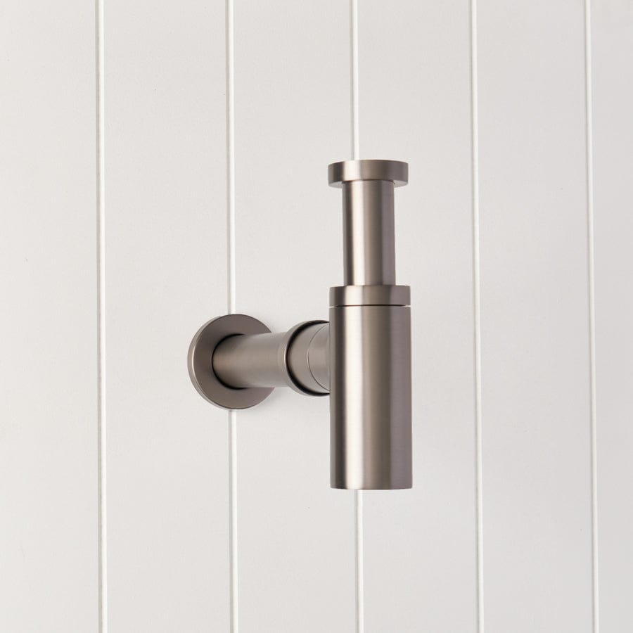 Premium Basin Bottle Trap Waste in Gunmetal Finish - Durable Bathroom Sink Drain for Modern Homes | Perfect for Kitchen & Bathroom Renovations