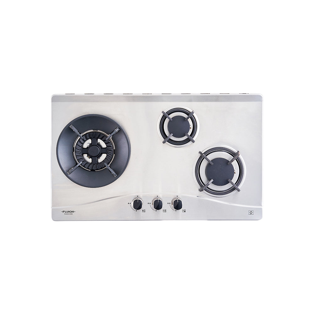 FH GS5035 SVSS TG 3-Burner Gas Stove with Different Size Burners - Perfect for Home Cooking, Camping & Outdoor Grilling