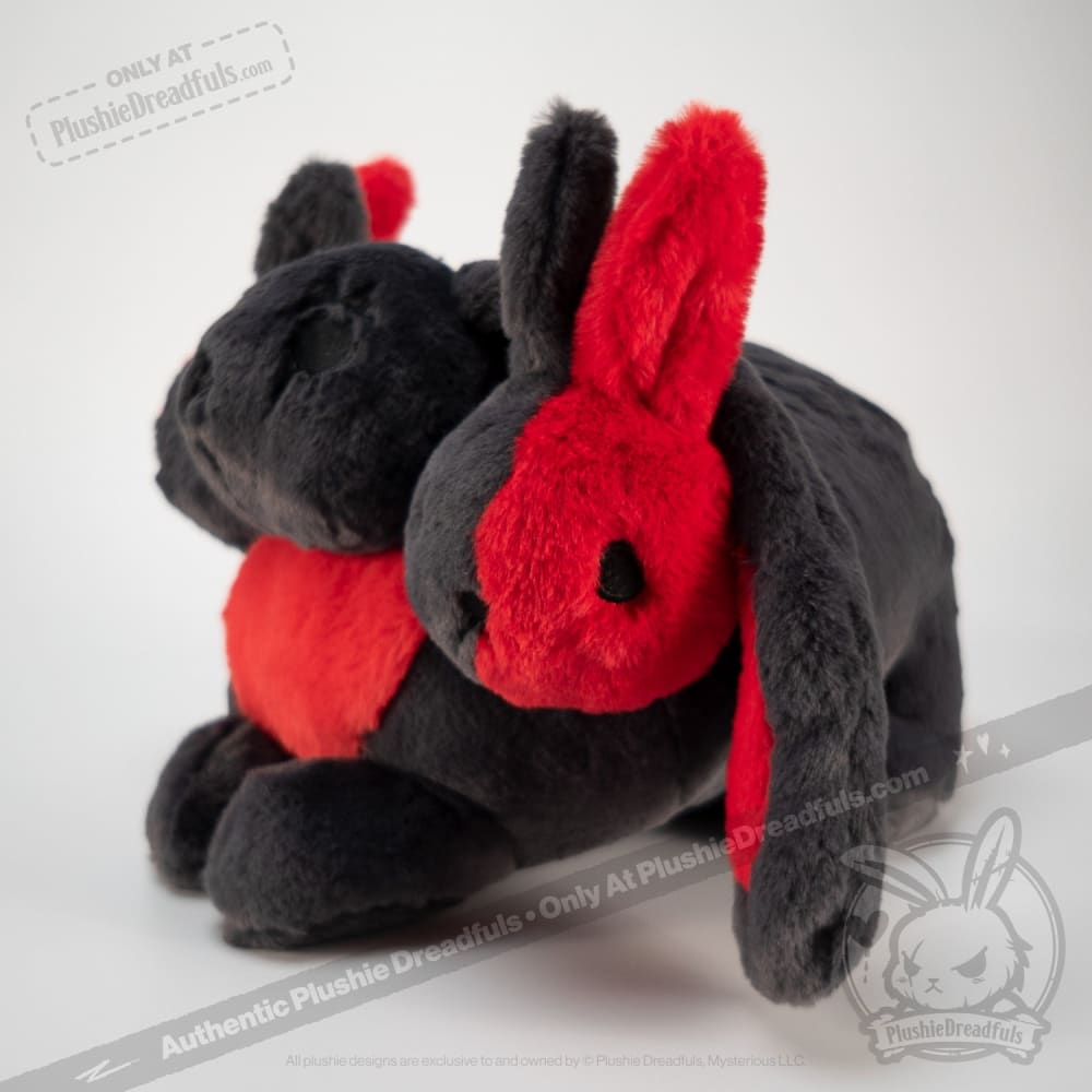 Plushie Dreadfuls Cerberus Rabbit Stuffed Animal - Soft Three-Headed Mythological Plush Toy for Collectors, Unique Gift for Horror Fans & Home Decor