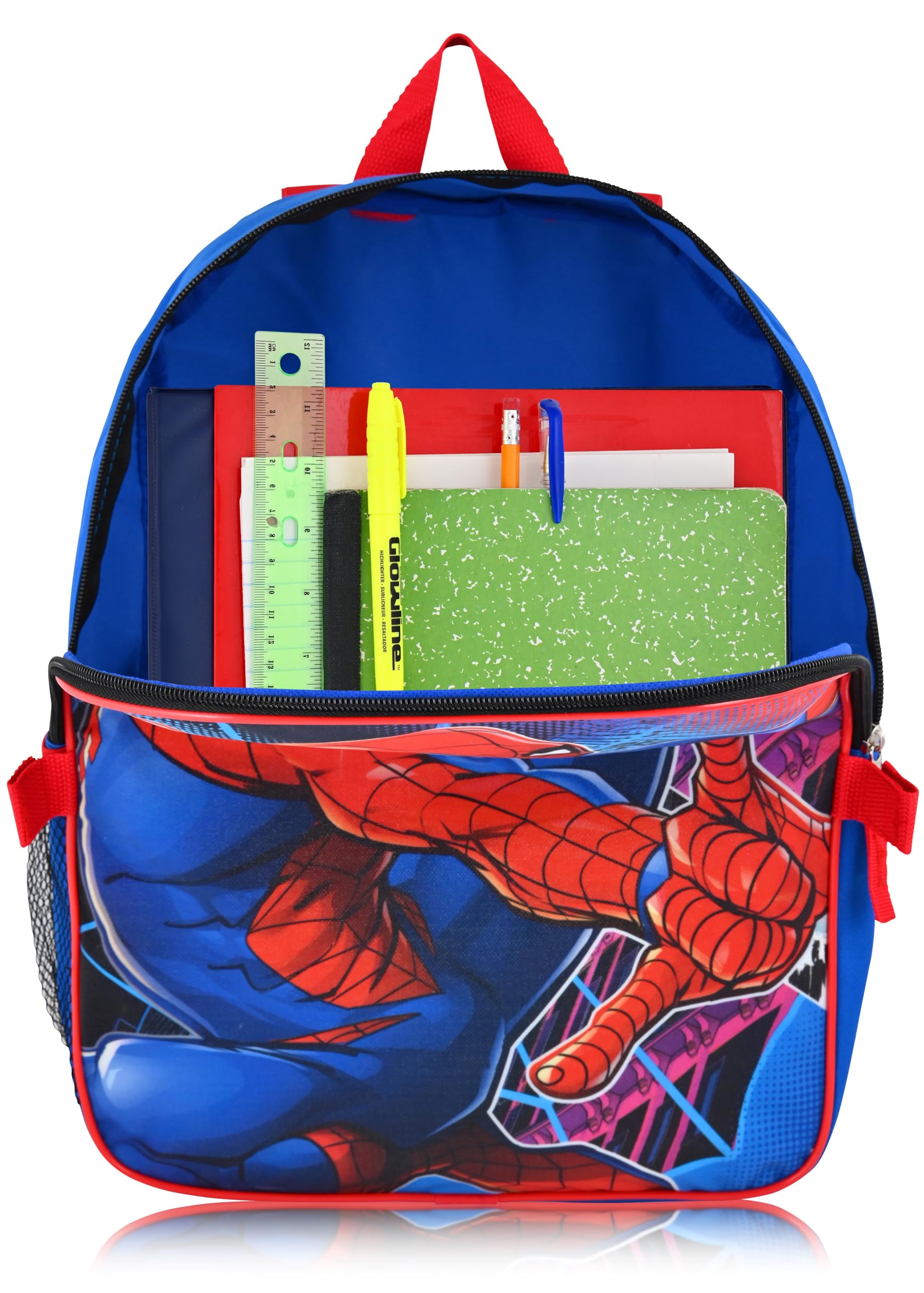 Marvel Spider-Man Backpack with Insulated Lunch Box for Boys & Girls - School Backpack for Kids, Toddlers | Perfect for School, Travel, and Outdoor Activities
