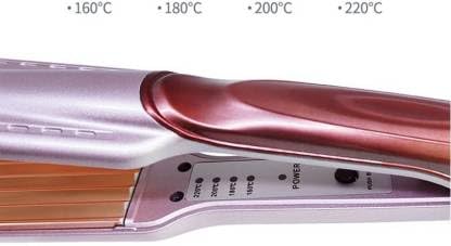Professional KM-473 Electric Hair Crimper & Styler Machine - Raptas Hair Crimping Iron for Curly Waves & Textured Hairstyles - Perfect for Salons, Home Styling & Special Occasions