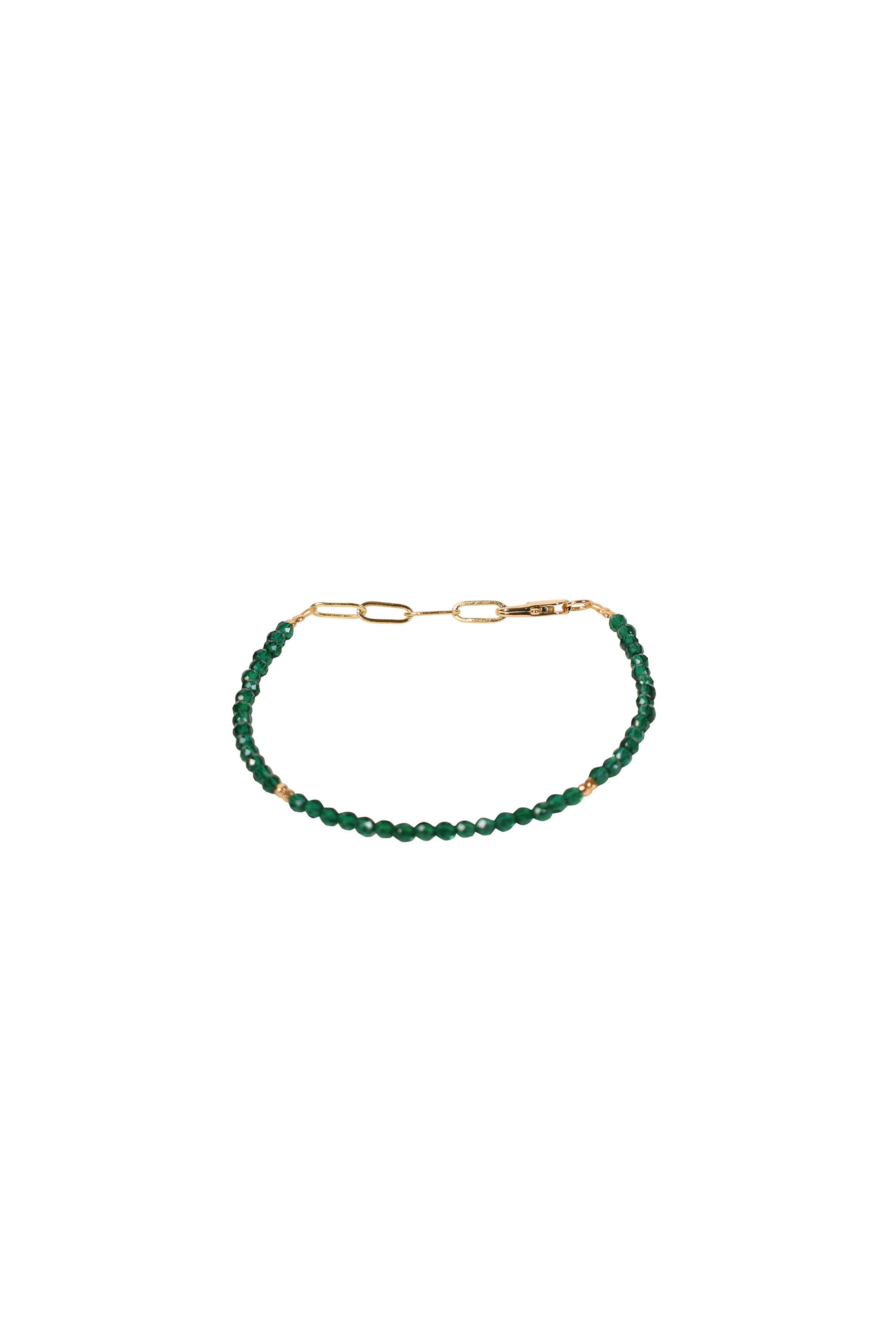 Alouette Design Emerald Seed Bead Bracelet - Handmade Bohemian Jewelry for Women - Perfect for Boho Fashion, Yoga, and Meditation