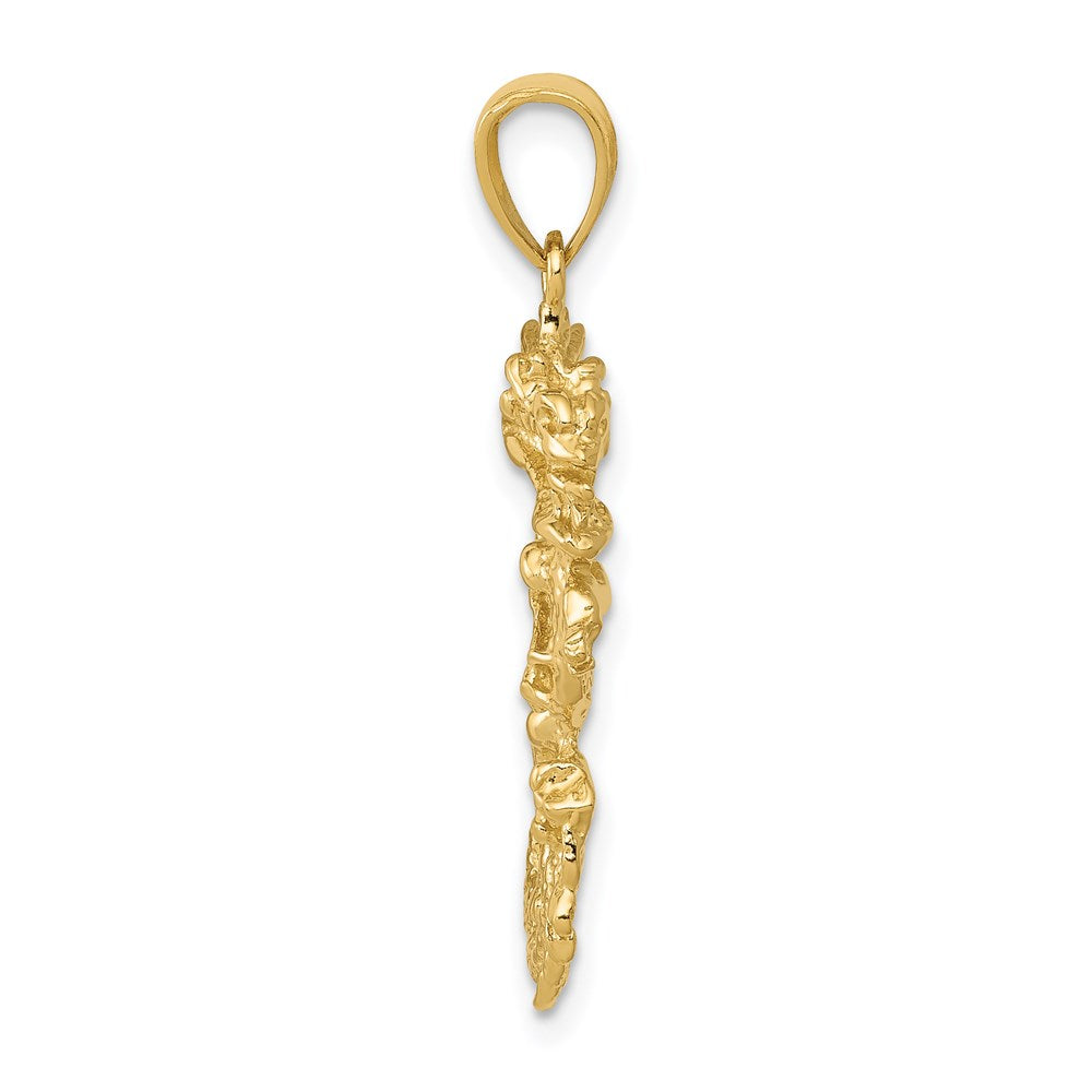 3D Gold Dragon Pendant Necklace - Exquisite C2375 Dragon Jewelry for Men & Women - Perfect for Gifts, Cosplay, and Fantasy Lovers
