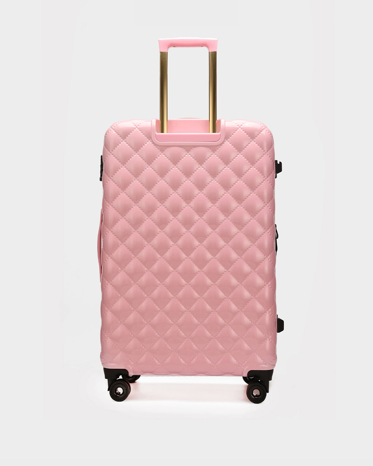 Pink Diamond 3-Piece Luggage Set with Spinner Wheels - Lightweight Hardshell Suitcase for Women Travel, Business Trips & Family Vacations
