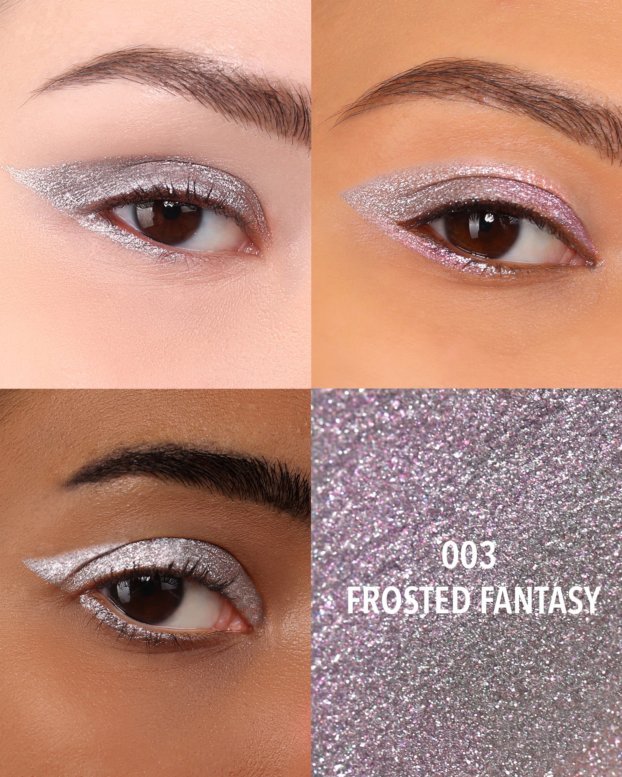 Prism Pop Pigment 003 Frosted Fantasy - High-Quality Cosmetic Pigment for Makeup Artists - Perfect for Eye Shadow, Lip Gloss & Nail Art