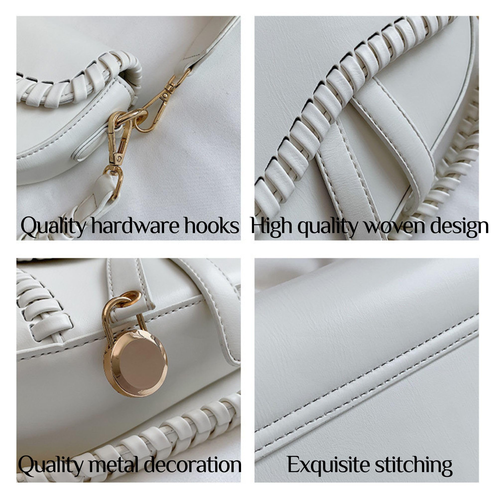 Vintage Saddle Shoulder Bag - Retro Crossbody Satchel for Women, Daily Use