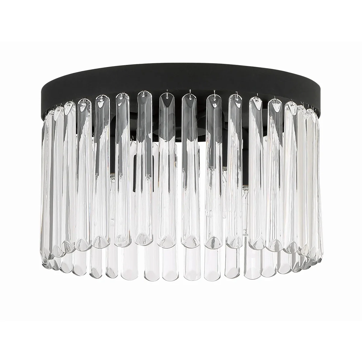 Emilie Flush Mount Ceiling Light Fixture 24W LED - Modern Round Ceiling Lamp with Customizable Options for Bedroom, Living Room, Kitchen & Hallway Lighting