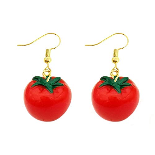 24-Piece Tomato Fruit Cheese Grape Lemon Macaroni Waffle Drop Earrings for Women & Girls - Cute Friendship Gifts for Best Friends, Birthday, Party Favors