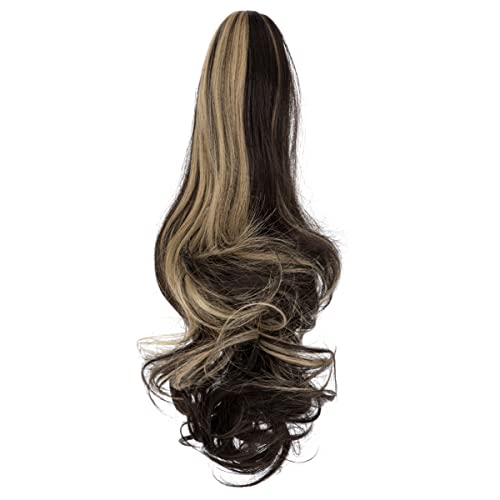 Clip-in Ponytail Hair Extension with Claw Clip - Natural Looking Hairpiece for Instant Volume & Length - Perfect for Parties, Weddings & Everyday Styling