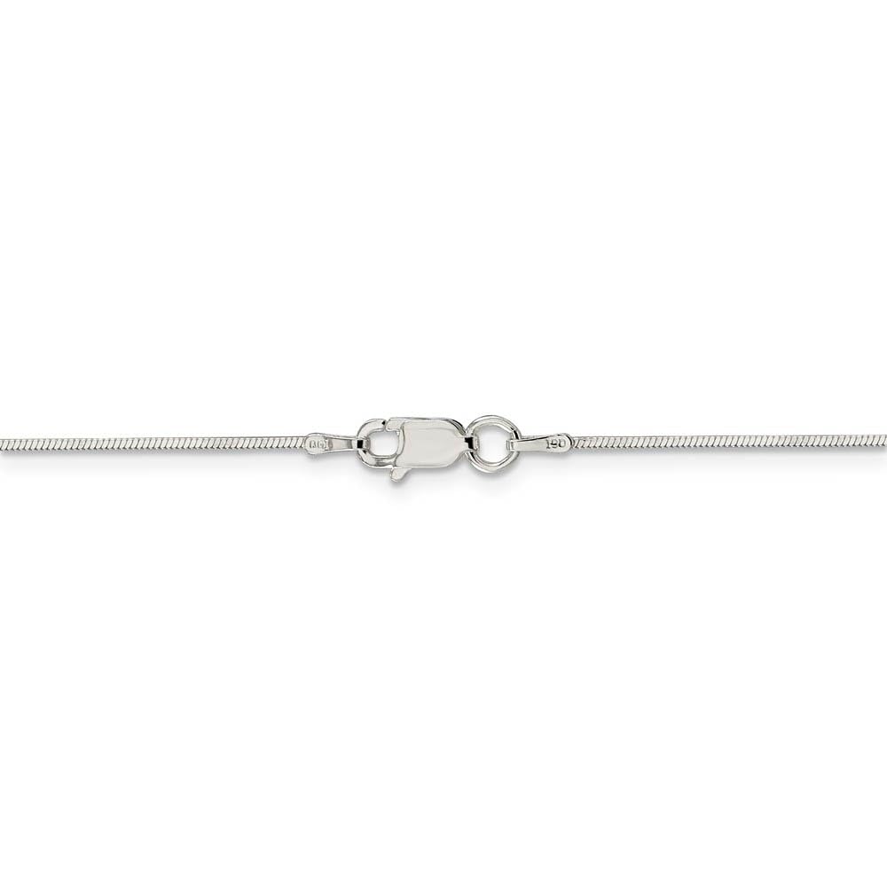 Sterling Silver Snake Chain Necklace 0.8mm - Elegant Gift for Women