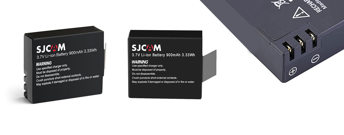Rechargeable Battery for SJCAM SJ4000 SJ5000 M10 Action Camera - Long Lasting Power for Outdoor Adventures, Travel & Sports Recording