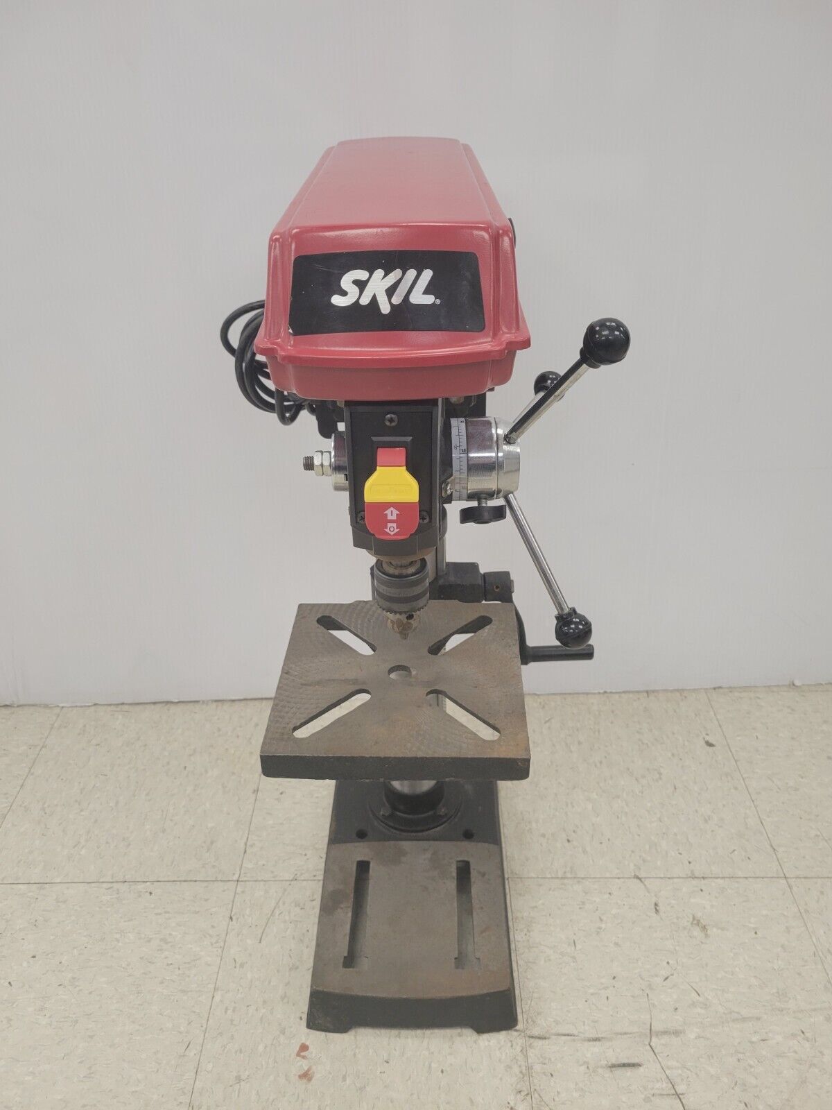 Skil 3320 Benchtop Drill Press - 5 Speed Power Tool for Woodworking & Metal Drilling | Perfect for DIY Projects & Home Workshops