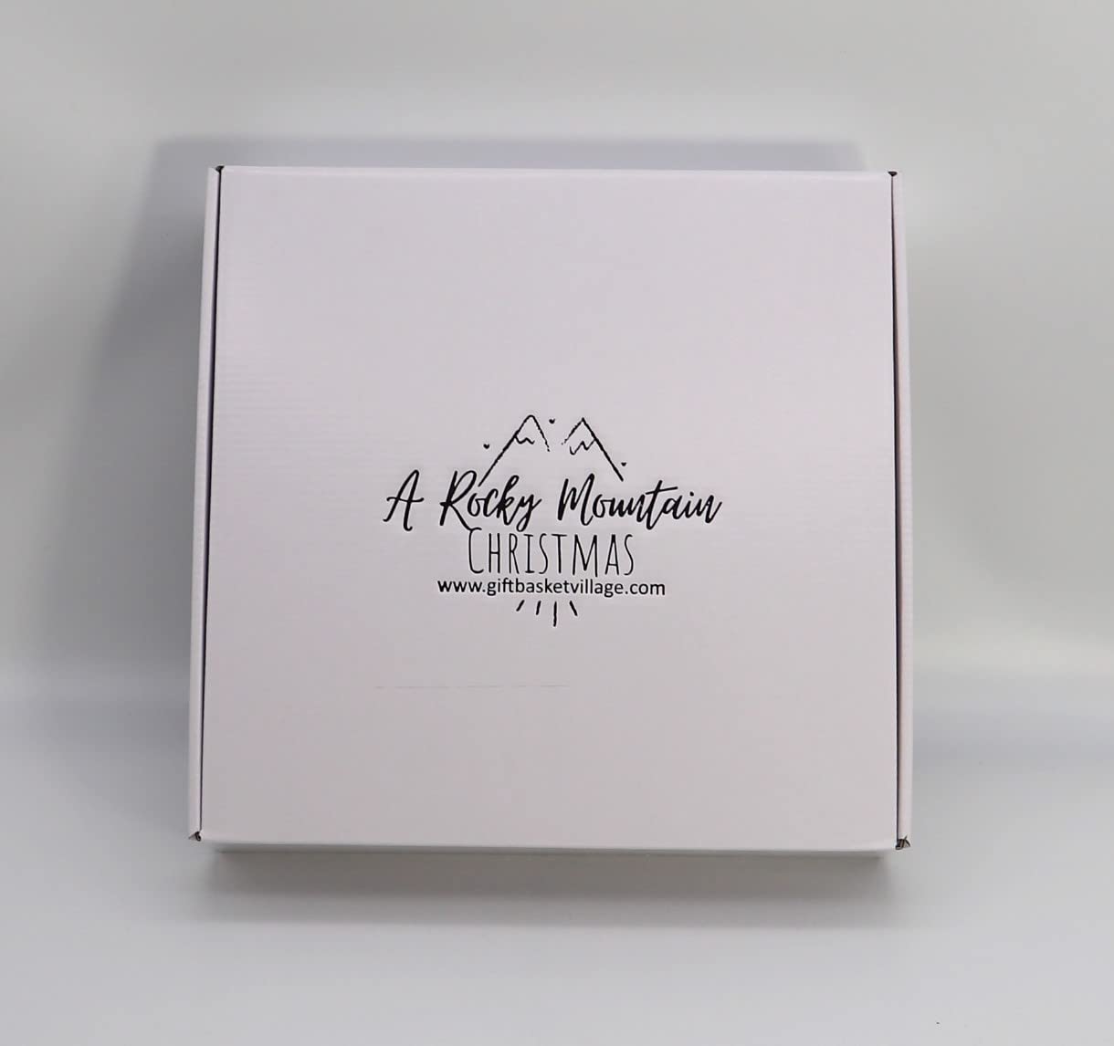 Rocky Mountain Christmas Gift Basket - Gourmet Snacks Box with Pretzels, Chocolate Covered Fruits & Nuts, Wafers, Pecan Roll, Cheese Spread, Roca & Peanut Brittle | 13x13x3 Inches, 3.19 lbs | Perfect Holiday Gift for Family, Friends & Corporate Events