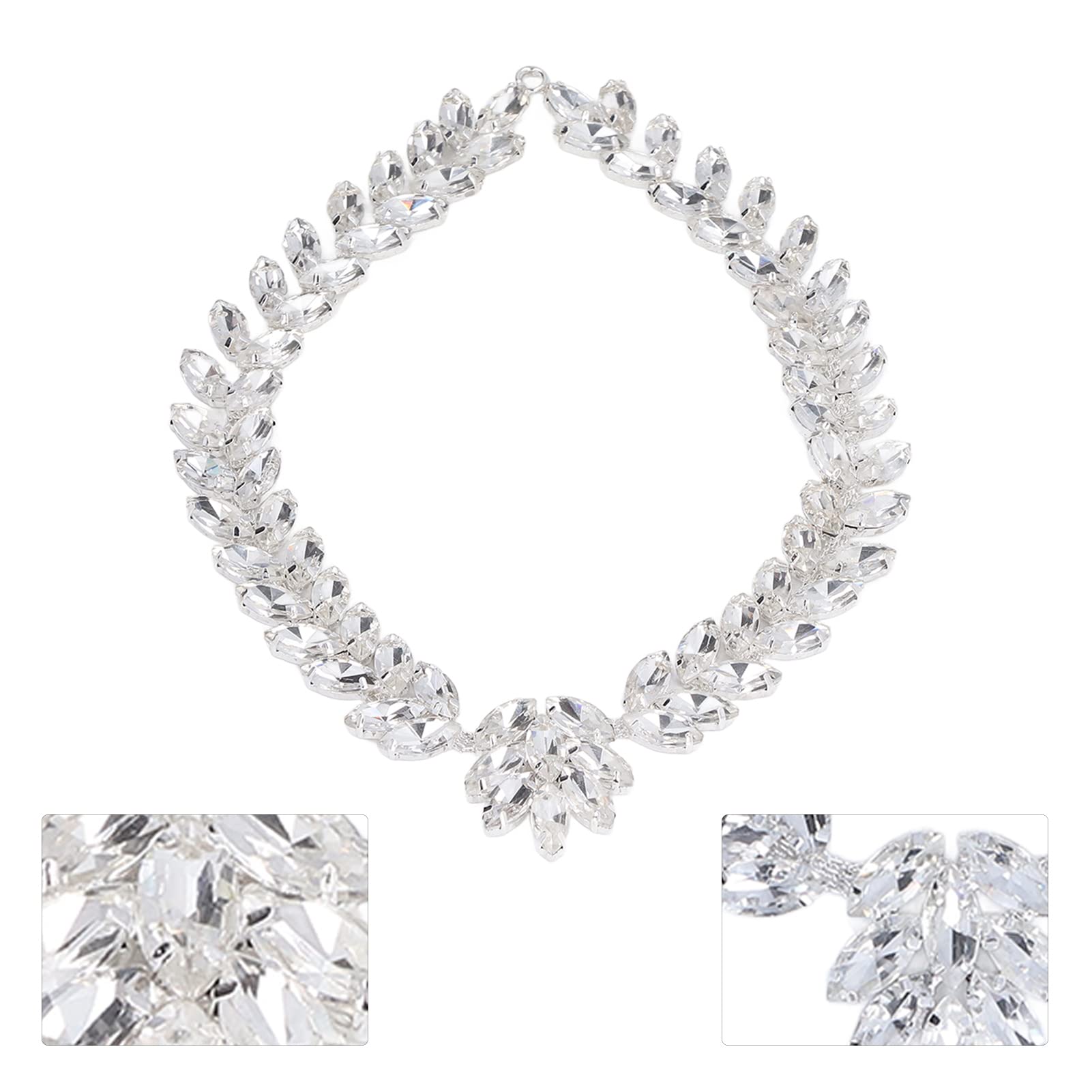 Premium Rhinestone Applique Trim - Sparkling DIY Embellishment for Belts, Dresses & More | Perfect for Costumes, Wedding Attire & Fashion Accessories