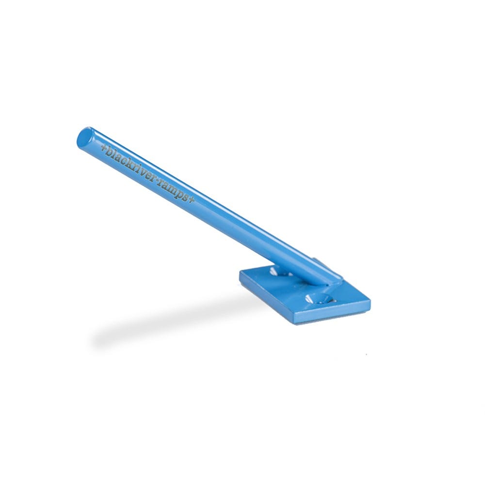 Blackriver Fingerboard Ramps - Professional Pole Blue Skateboard Mini Ramp for Fingerboarding - Perfect for Home, Office & Skate Park Practice