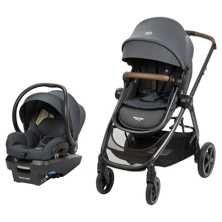 Zelia Max Travel System Stroller - Northern Grey | Lightweight & Compact Baby Stroller for Travel, Shopping & Daily Use