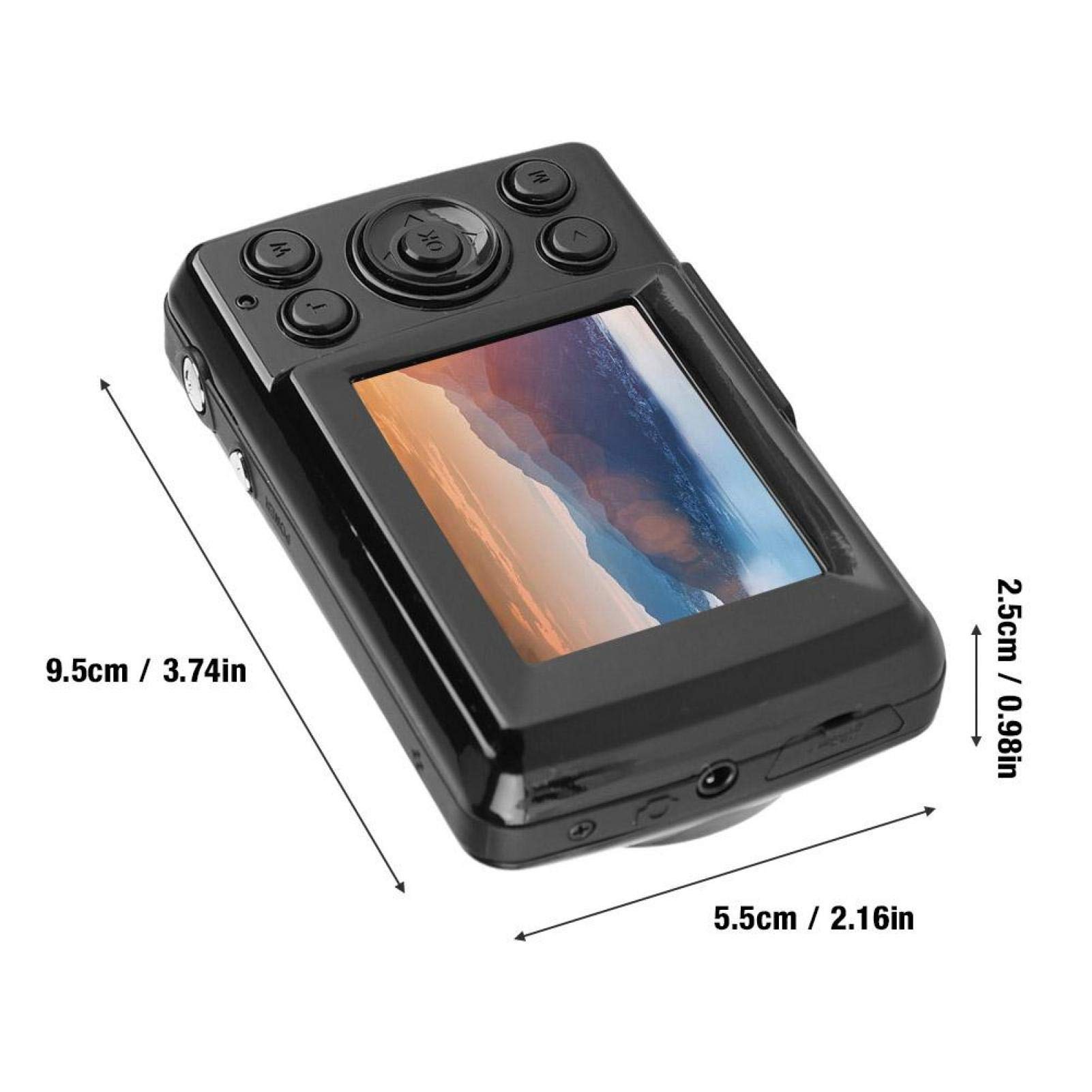 HD Mini 2MP Video Camera with 16X Zoom - Perfect for Vlogging & Travel