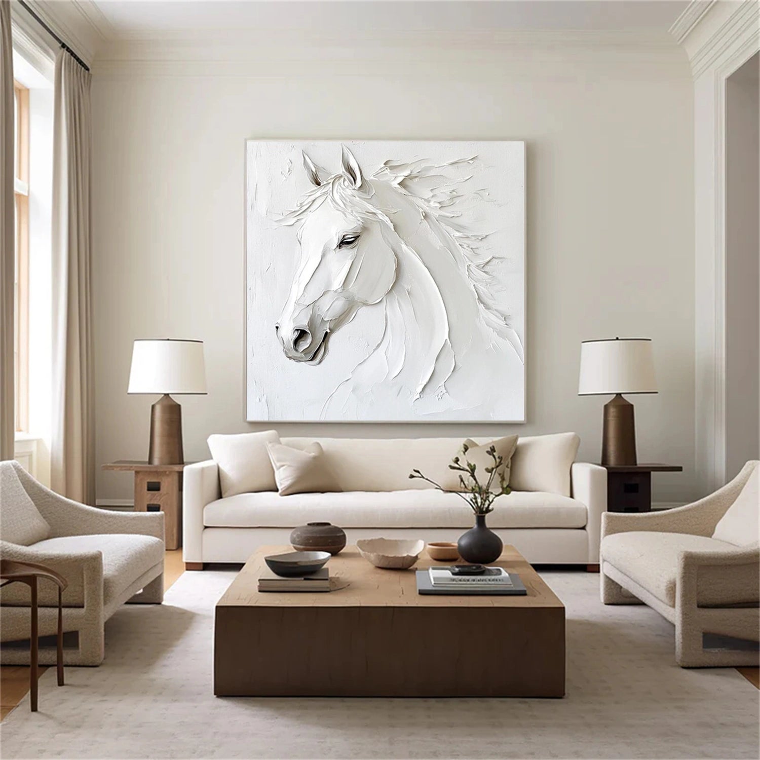Animal Art Painting #AP141 - Handmade Canvas Wall Decor for Living Room, Bedroom & Office - Perfect Gift for Pet Lovers & Home Decor