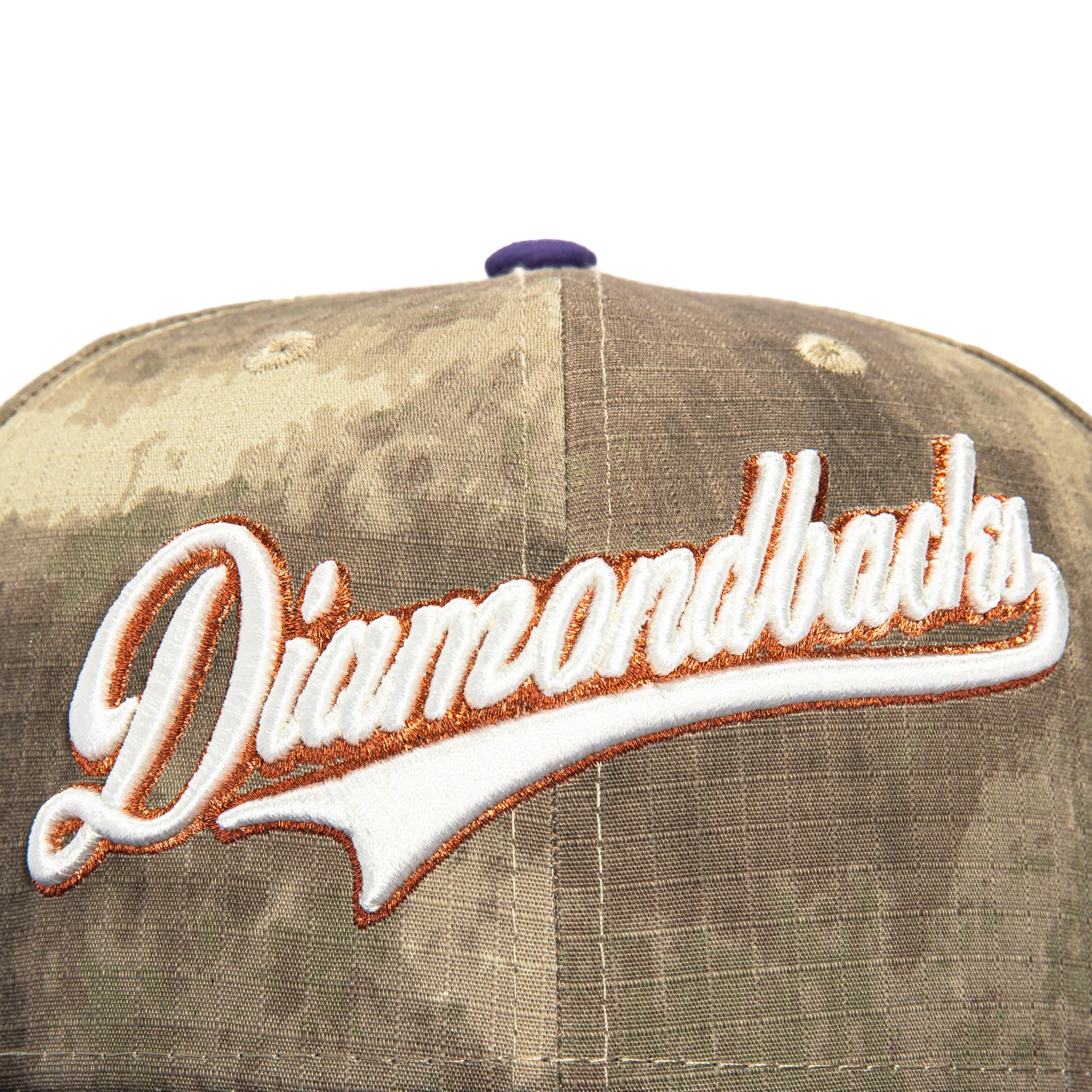 New Era 59Fifty Arizona Diamondbacks Camo Baseball Cap with Inaugural Patch - Water Color Camouflage, Purple - Perfect for MLB Games, Sports Events & Streetwear Fashion