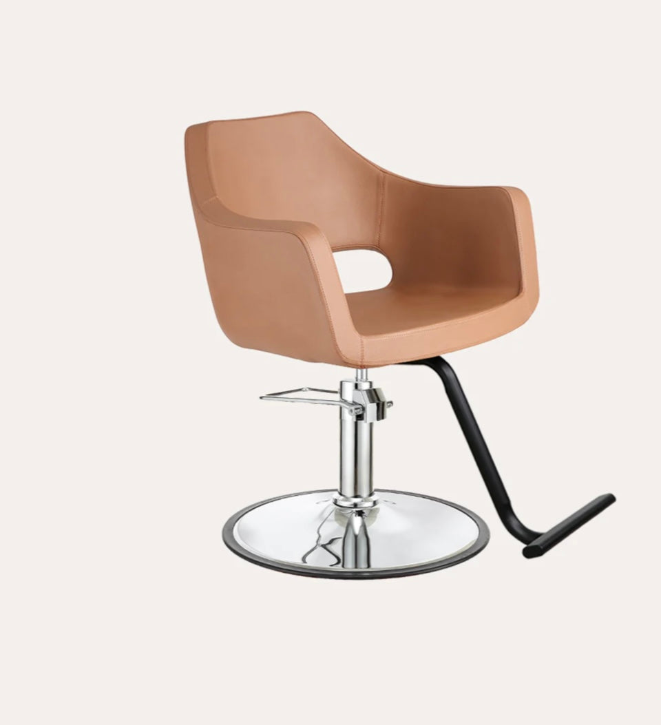 Vera Professional Salon Chair for Hair Styling, Barber, Beauty & Spa - Heavy Duty Hydraulic Stylist Chair with Adjustable Height & Swivel Base - Perfect for Salons, Barbershops & Home Use