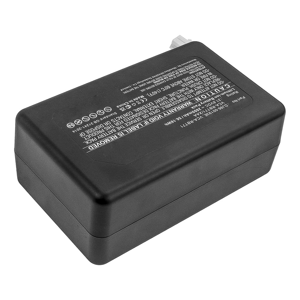 Synergy Digital 21.6V 2600mAh Li-ion Replacement Battery for Samsung VCA-RBT71/XAA Vacuum Cleaner - Compatible with Samsung DJ96-00193E Battery | High Capacity Power Supply for Cordless Cleaning at Home, Office & Car