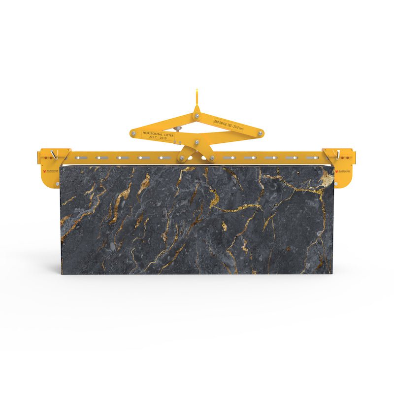 Aardwolf Horizontal Stone Lifting Clamp - Heavy Duty Granite & Marble Handling Tool for Construction and Stone Fabrication | Perfect for Countertop Installation, Masonry Work, and Stone Transportation