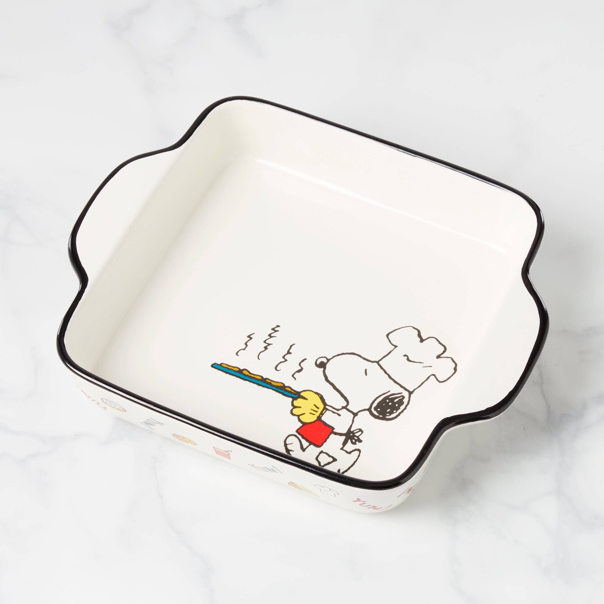 Chef Snoopy Square Baker - Non-Stick Baking Pan for Cakes, Brownies & Bars - Perfect for Home Baking, Parties & Gifts - Dishwasher Safe & Easy to Clean