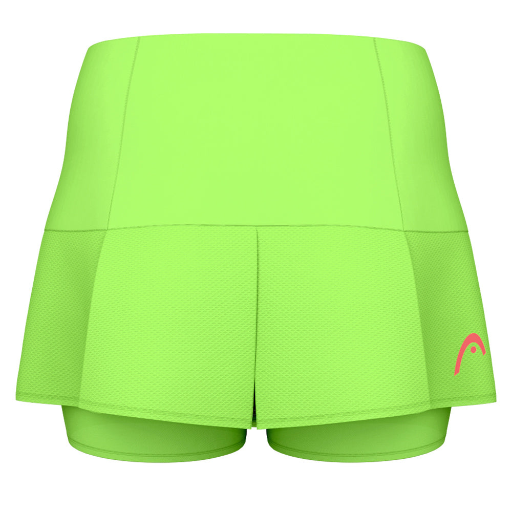 Women's Athletic Skort - High Performance Tennis & Golf Skirt with Built-in Shorts - Spicy Green - Perfect for Running, Yoga & Workouts