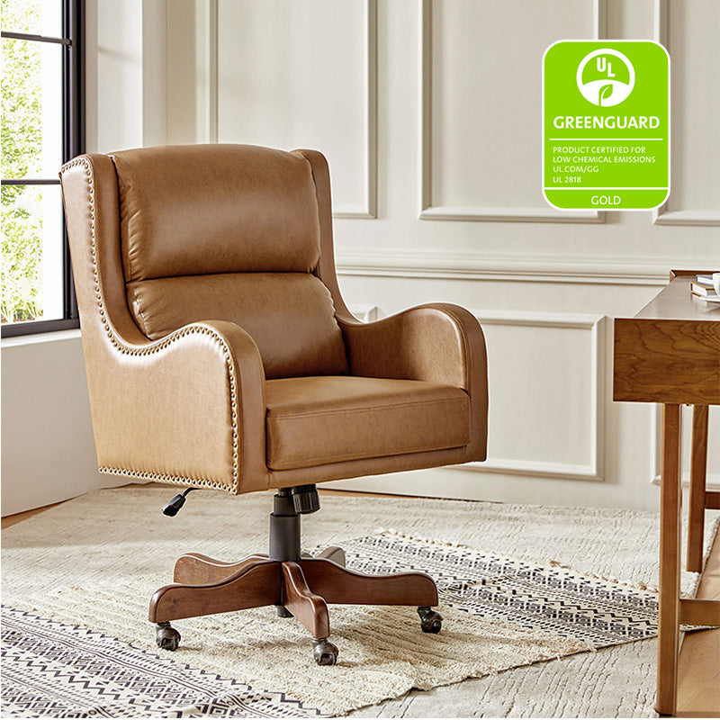 Premium Otto Executive Task Chair - Adjustable Seat Height & Tilt Mechanism - Ergonomic Office Chair for Home & Business Workspaces