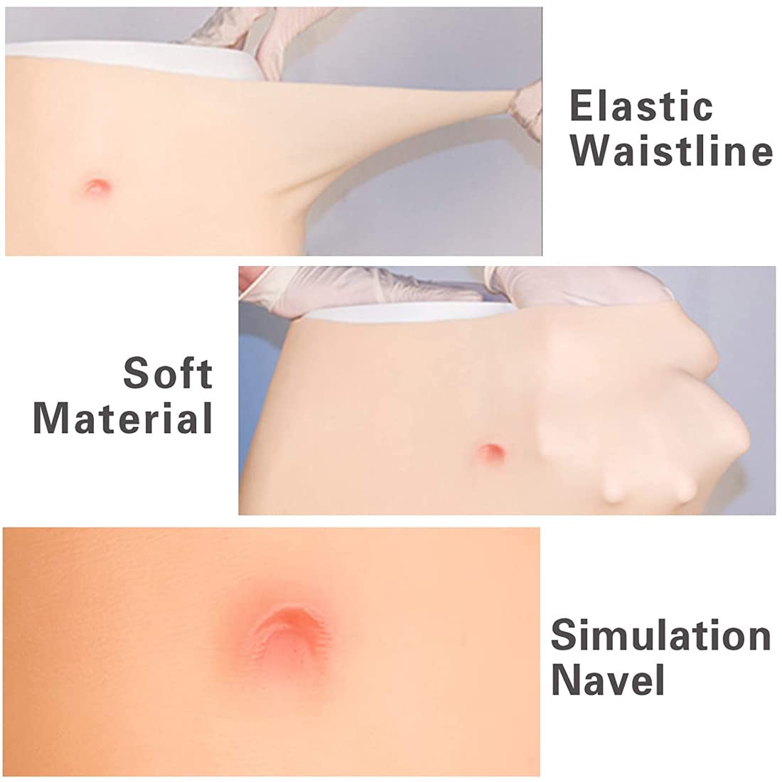 Premium Silicone Butt Lifter Hip Enhancer Underwear for Crossdressers & Transgender - Natural Lift & Shaping - Large Size (Fair Skin Tone) - Perfect for Drag Shows, Cosplay & Body Contouring