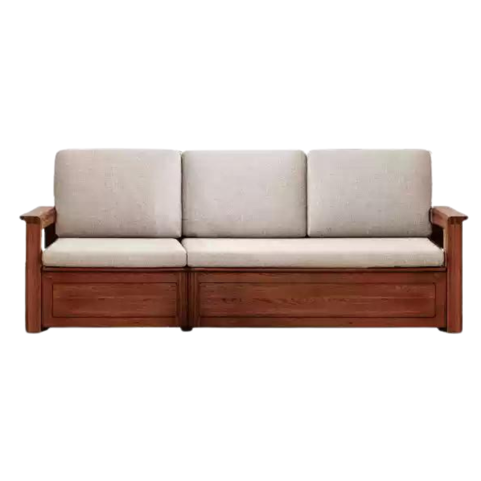 Solid Oak Wood Storage Box for Sofa - Organize Living Room, Bedroom, or Office with Stylish Wooden Storage Solution