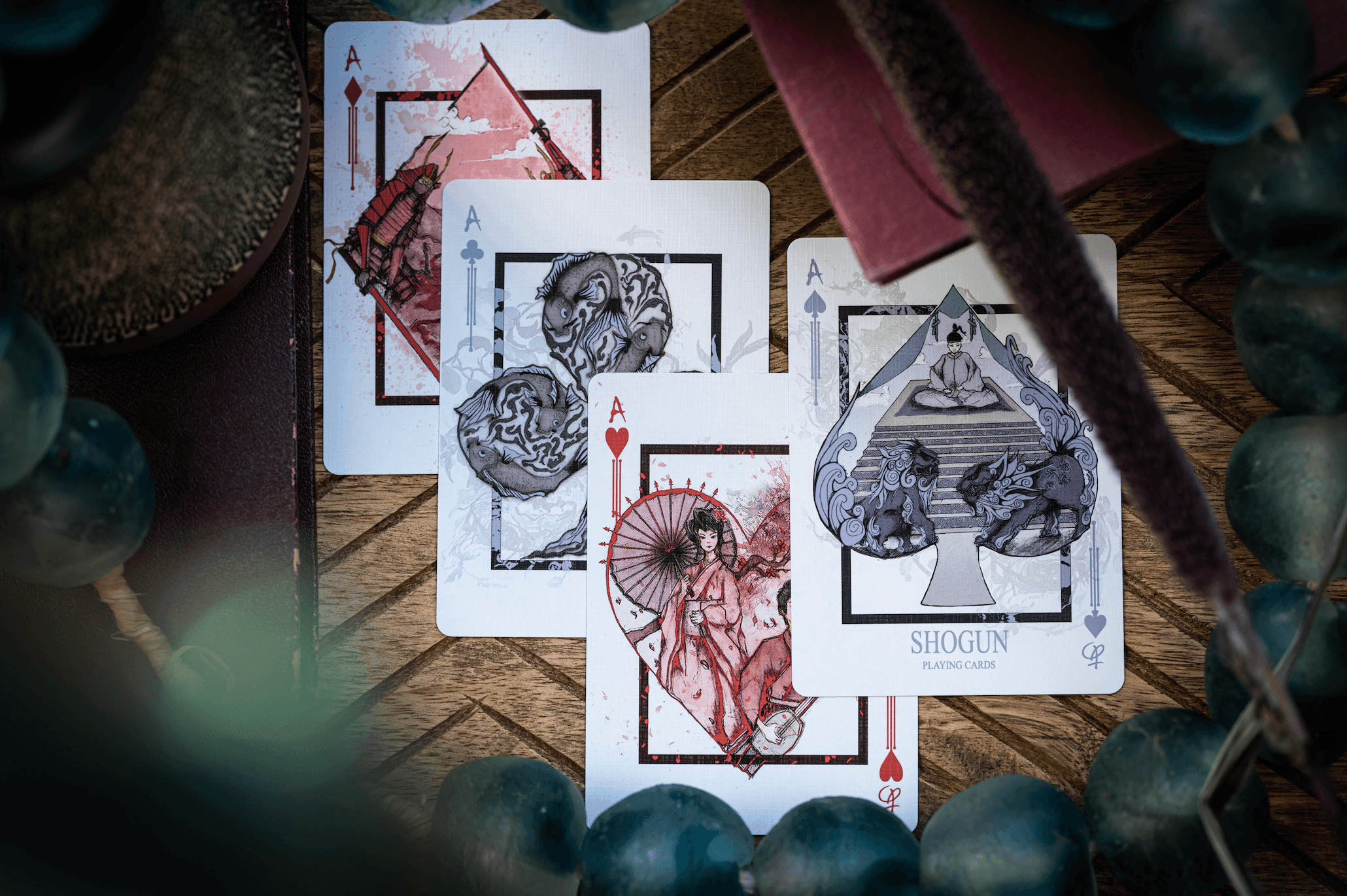 Shogun Playing Cards Edo Edition - Premium Japanese-Themed Deck for Card Games, Magic Tricks & Collectors | Perfect for Poker, Blackjack & Gift Giving
