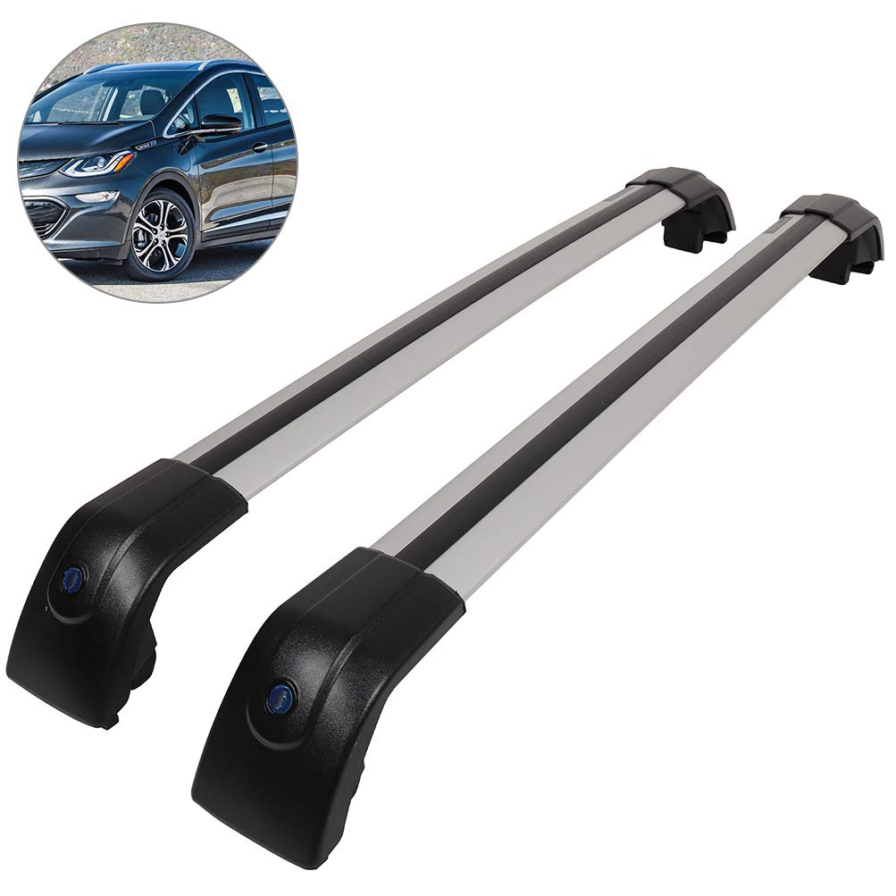 ECCPP Roof Rack Crossbars for Chevrolet Bolt EV 2017-2020 | Heavy Duty Rooftop Cargo Carrier for Luggage, Canoe & Kayak | Fits Side Rails Only | Perfect for Road Trips, Camping & Outdoor Adventures