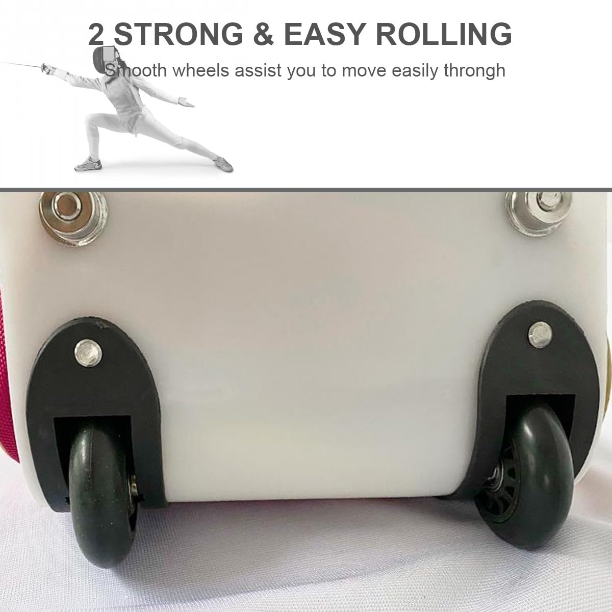 Fencing Sword Bag with Wheels - Waterproof & Lightweight for Easy Transport